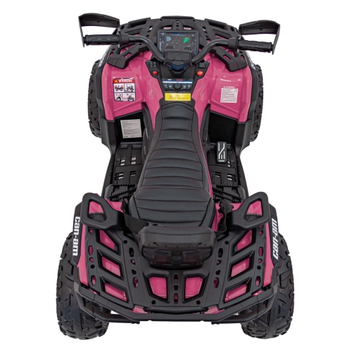 Quad na akumulator dla dzieci Can Am Outlander ATV z pilotem Różowy DK-CA005.2.4GHZ